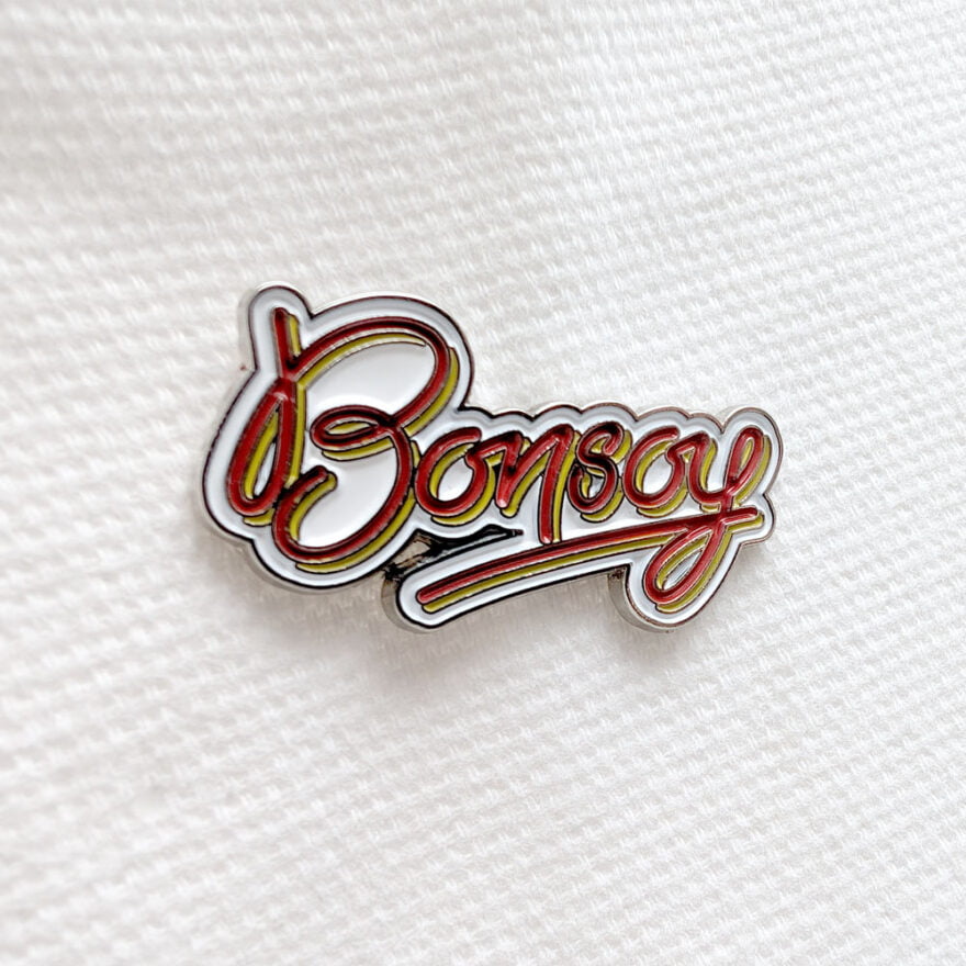 BONSOY LOGO BADGE/PIN - Bonsoy Beverage Co.