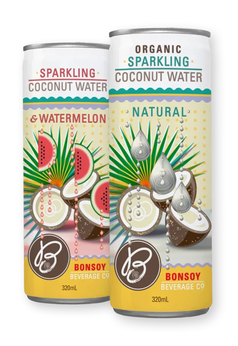 Bonsoy Products - Sparkling Coconut Water