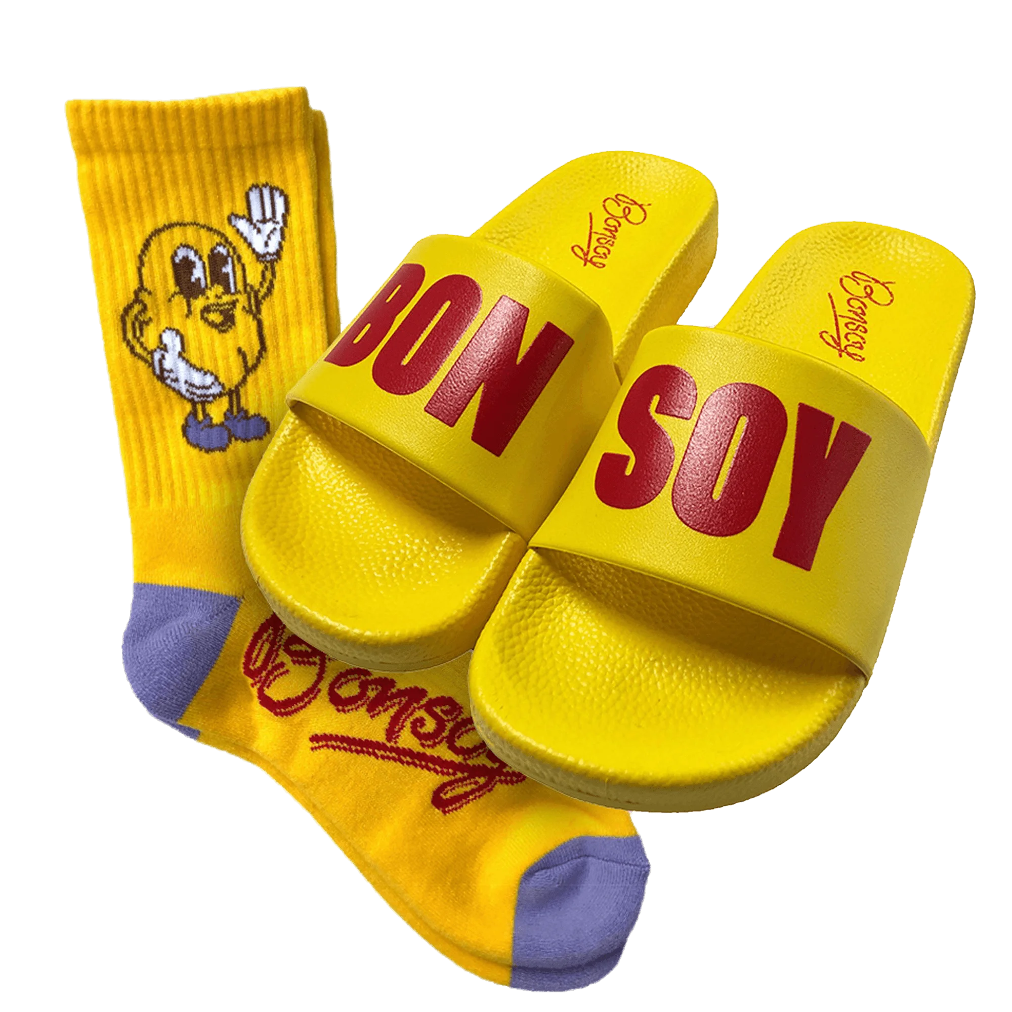 bonsoy_yellow_slides_yellow_sox